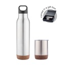 [GSHL 103] ALMELO - Hans Larsen Insulated Flask &amp; Tumbler Set - Silver