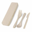 HELLA - eco-neutral 3 Pcs Wheat Straw Cutlery Set