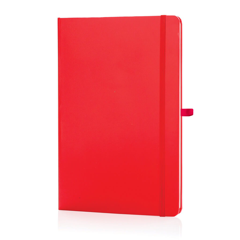 BUKH - SANTHOME A5 Hardcover Ruled Notebook 2-Tone Red