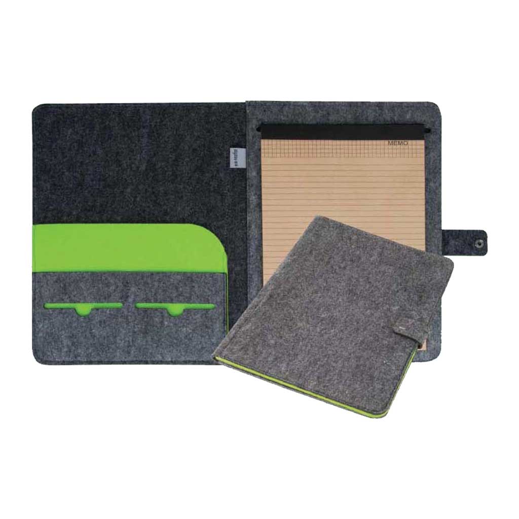 Eco-neutral Kulusuk A4 Folder - Dark Grey