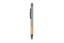 [WIMP 872] AYTOS - Metal Stylus Pen with Bamboo Grip - Grey