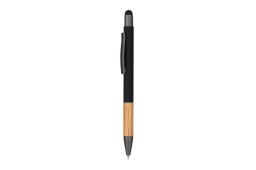 [WIMP 871] AYTOS - Metal Stylus Pen with Bamboo Grip - Black