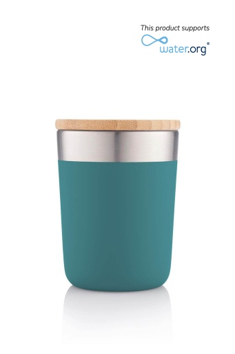 [DWHL 342] LAREN - CHANGE Collection Insulated Mug - Aqua Green