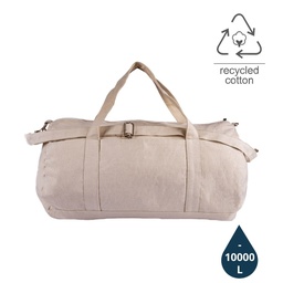 [DBEN 431] SAYDA - 300 gsm Recycled Cotton Duffle / Gym Bag - Natural