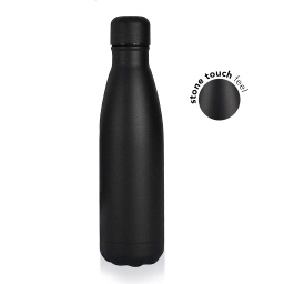[DWGL 3129] RONDA - Stone Touch Insulated Water Bottle - Black