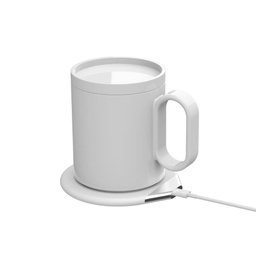 [ITHL 1137] CRIVITS - Smart Mug Warmer with Wireless Charger - White