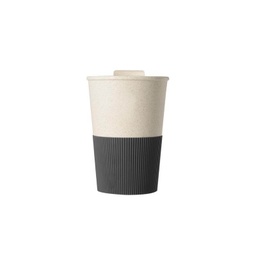 [DWEN 3142] MALTA - Reusable Wheatstraw Cup 350ml - Black