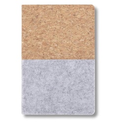 [NBEN 5151] TROSA - eco-neutral Recycled Felt &amp; Cork Soft Cover Notebook