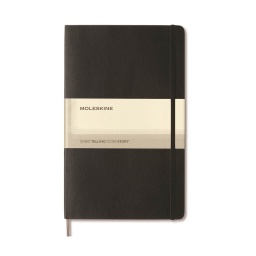 [OWMOL 309] Moleskine Large Notebook - Hard Cover - Plain - Black