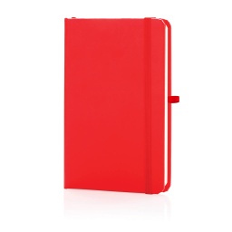 [NBSN 111] Santhome Khus Hardcover A6 Ruled PVC Notebook Red