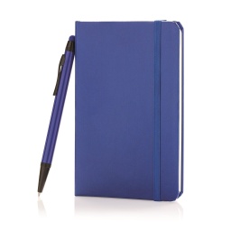 [GSXD 123] XD A6 Hard Cover Notebook With Stylus Pen - R. Blue