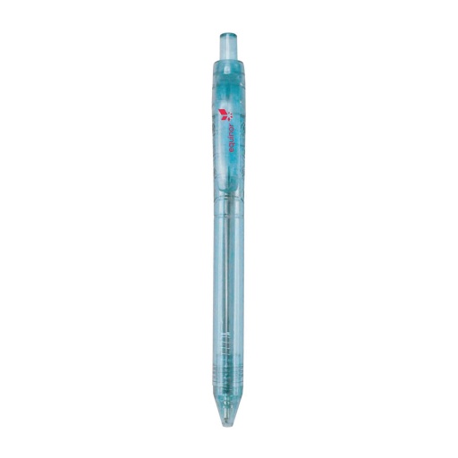 [PP 265-Transparent] BUVY Eco Neutral PET Recycled Pen-Transparent Blue